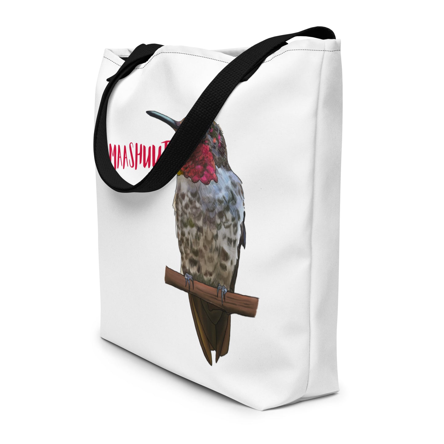 Kumeyaay Hummingbird All-Over Print Large Tote Bag