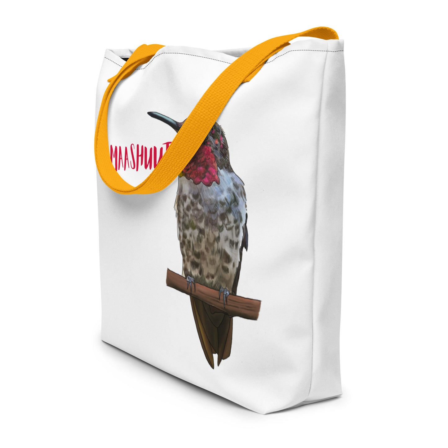 Kumeyaay Hummingbird All-Over Print Large Tote Bag