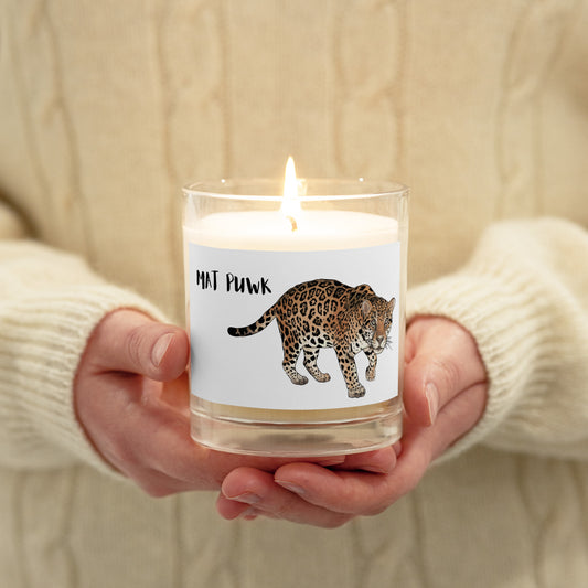 Kumeyaay Land Back (Land Return) Glass jar soy wax candle