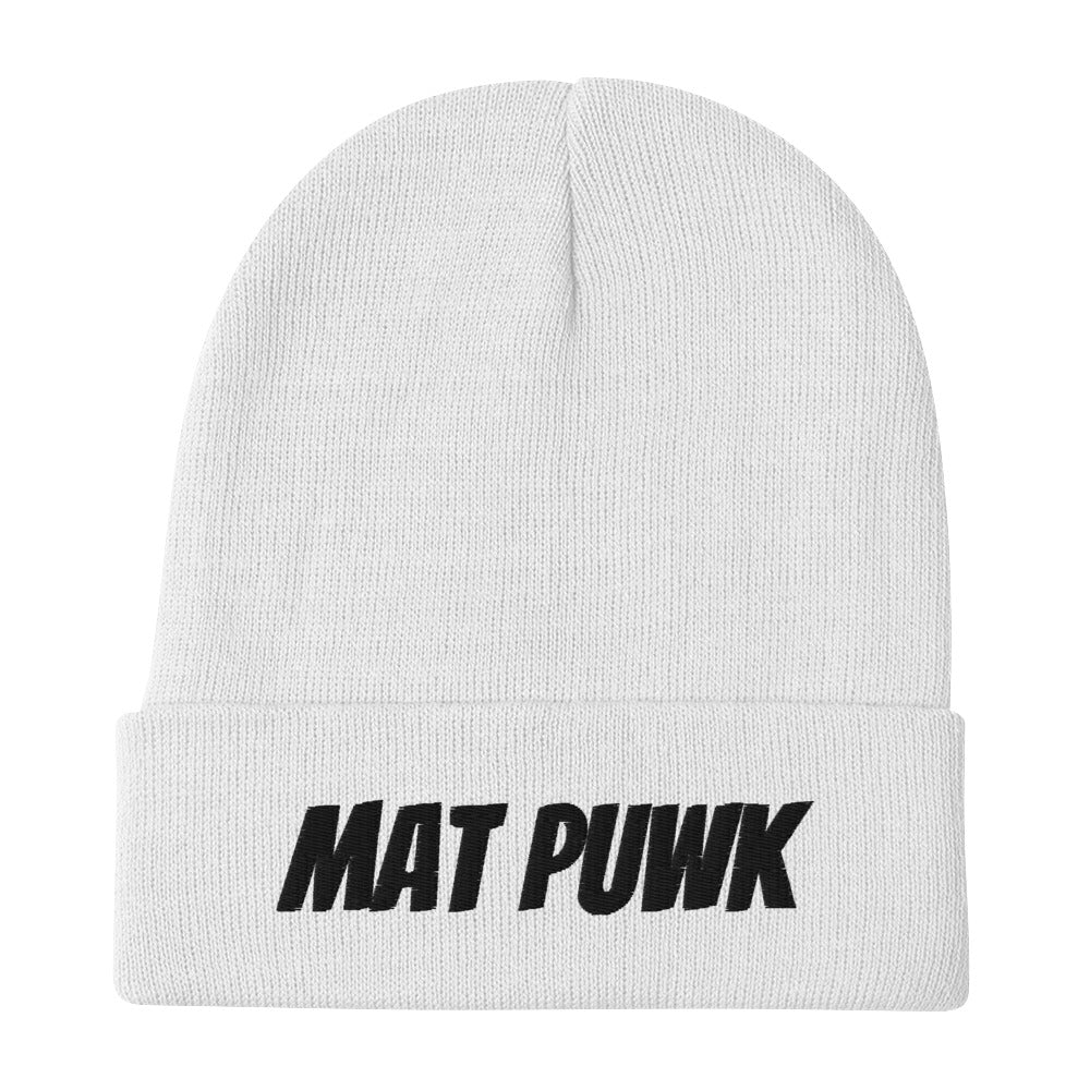 Kumeyaay Land Back (Land Return) Embroidered Beanie