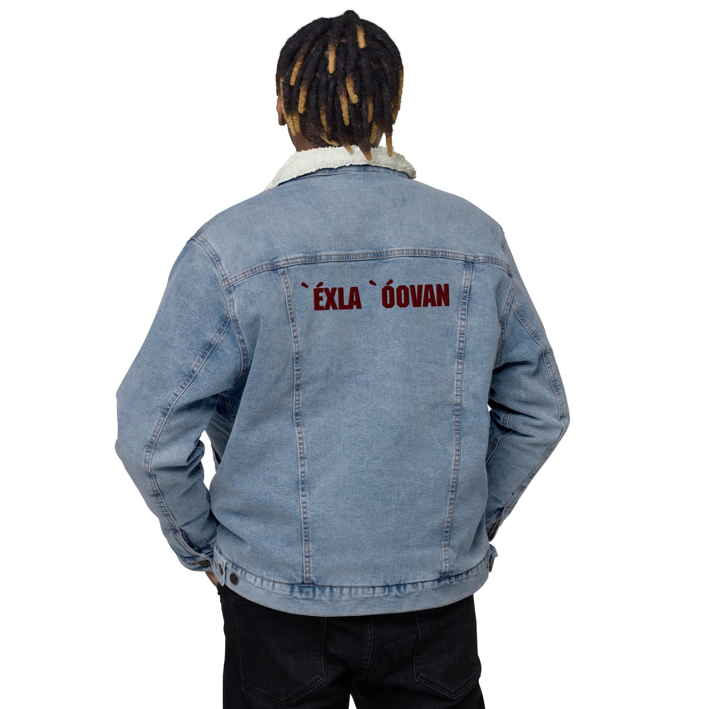 Payomkowishum  Land Back (Land Return) Unisex denim sherpa jacket
